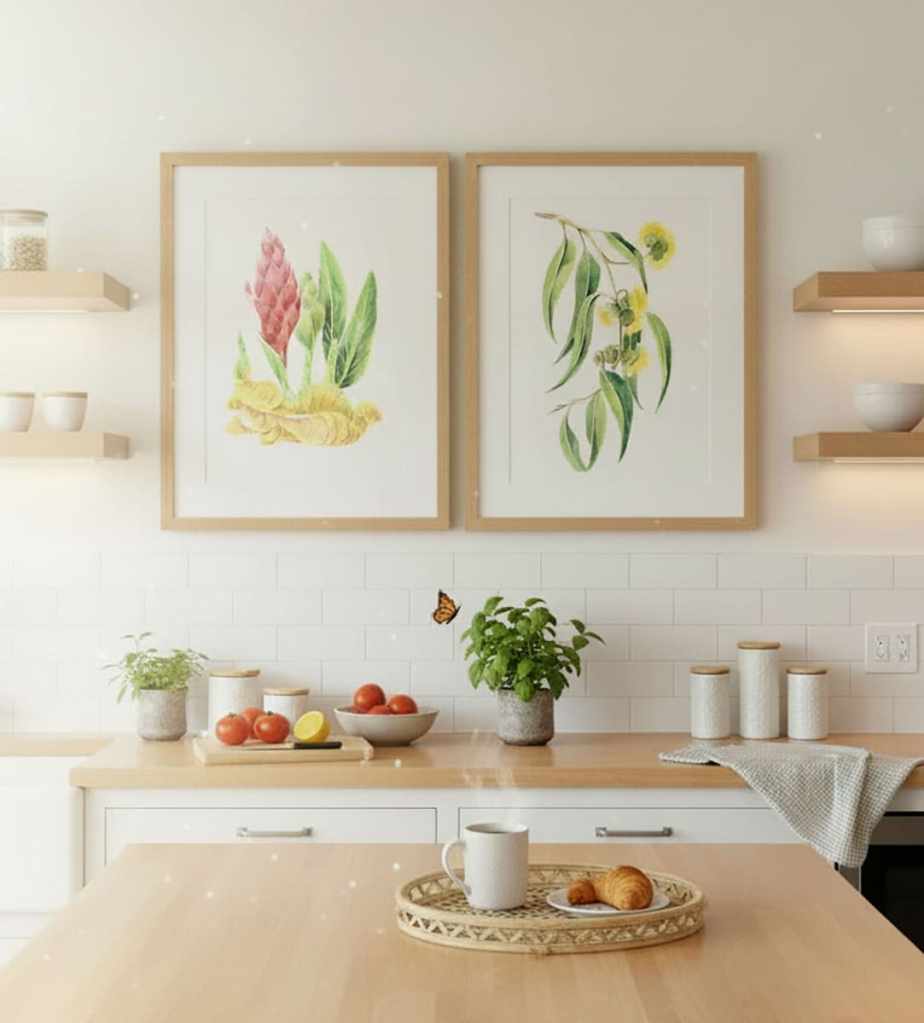 Herbal Kitchen Wall Art